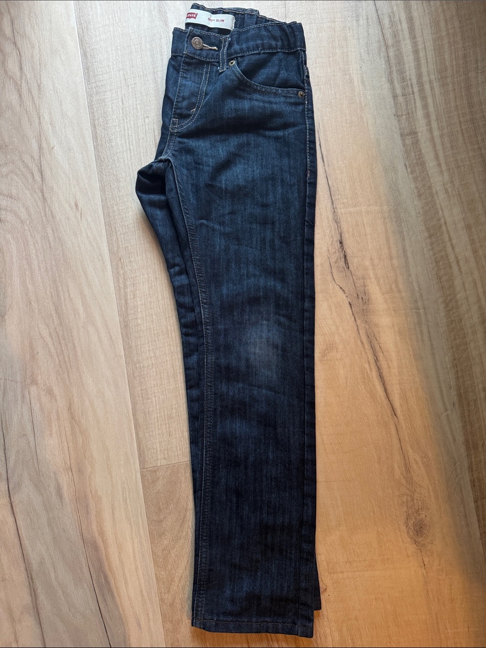 Levi's Kids Dark Slim Straight Jeans